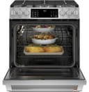 CAFÉ™ 30" Smart Slide-In, Front-Control, Dual-Fuel Range with Warming Drawer view 29