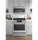 CAFÉ™ 30" Smart Slide-In, Front-Control, Dual-Fuel Range with Warming Drawer view 25