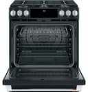 30" Smart Slide-In, Front-Control, Dual-Fuel Range with Warming Drawer view 5