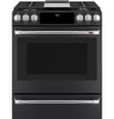 30" Smart Slide-In, Front-Control, Dual-Fuel Range with Warming Drawer view 7
