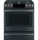 30" Smart Slide-In, Front-Control, Dual-Fuel Range with Warming Drawer view 11