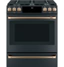 30" Smart Slide-In, Front-Control, Dual-Fuel Range with Warming Drawer view 12