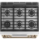 30" Smart Slide-In, Front-Control, Dual-Fuel Range with Warming Drawer view 4