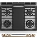 30" Smart Slide-In, Front-Control, Dual-Fuel Range with Warming Drawer view 5