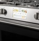 CAFÉ™ 30" Smart Slide-In, Front-Control, Dual-Fuel, Double-Oven Range with Convection in Platinum Glass view 25