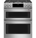 CAFÉ™ 30" Smart Slide-In, Front-Control, Dual-Fuel, Double-Oven Range with Convection view 1