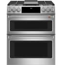 CAFÉ™ 30" Smart Slide-In, Front-Control, Dual-Fuel, Double-Oven Range with Convection view 24