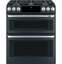 30" Smart Slide-In, Front-Control, Dual-Fuel, Double-Oven Range with Convection view 1