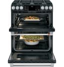 30" Smart Slide-In, Front-Control, Dual-Fuel, Double-Oven Range with Convection view 27