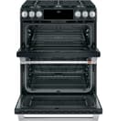 30" Smart Slide-In, Front-Control, Dual-Fuel, Double-Oven Range with Convection view 26