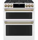 CAFÉ™ 30" Smart Slide-In, Front-Control, Dual-Fuel, Double-Oven Range with Convection view 3