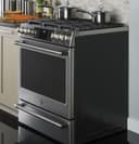 GE Series 30" Slide-In Front Control Dual-Fuel Range with Warming Drawer view 15