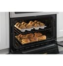 GE Series 30" Slide-In Front Control Dual-Fuel Double Oven with Convection Range view 9