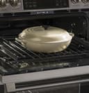 GE Series 30" Slide-In Front Control Dual-Fuel Double Oven with Convection Range view 11