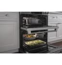 GE Series 30" Slide-In Front Control Dual-Fuel Double Oven with Convection Range view 13