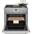36" Smart Dual-fuel Commercial-style Range With 6 Burners (natural Gas) view 7
