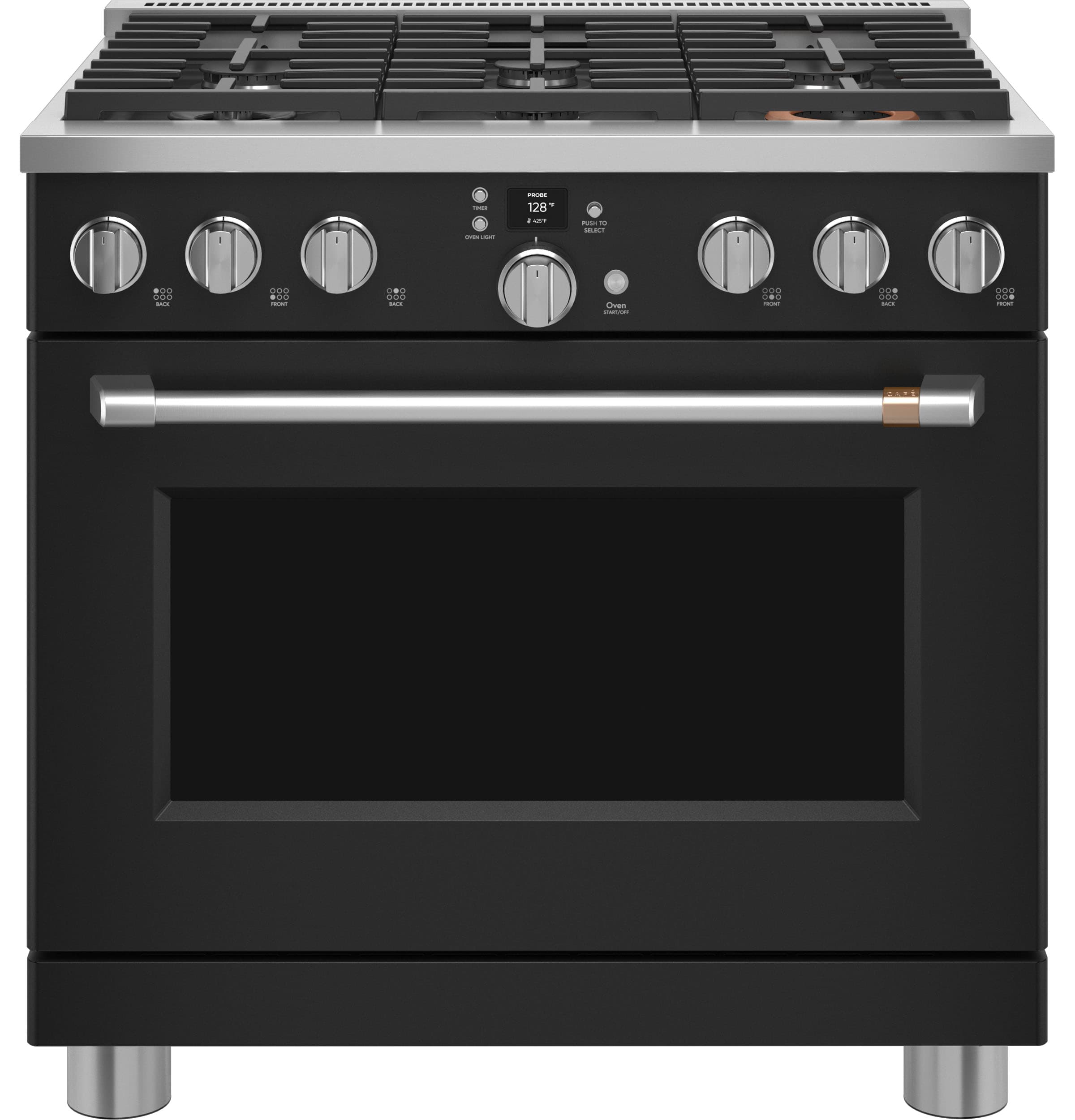 36" Smart Dual-fuel Commercial-style Range With 6 Burners (natural Gas)