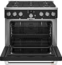 36" Smart Dual-fuel Commercial-style Range With 6 Burners (natural Gas) view 13