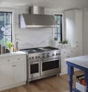 GE Series 48" Dual-Fuel Professional Range with 6 Burners and Griddle (Natural Gas) view 16