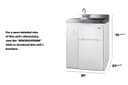 30" Wide All-In-One Kitchenette view 7