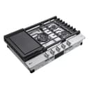 30 Inch Smart Gas Cooktop With Ultraheat™ 22k Btu Dual Burner And Led Knobs view 4