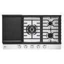 36” Smart Gas Cooktop With Ultraheat™ 22k Btu Dual Burner And Led Knobs view 1