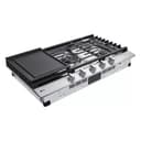 36” Smart Gas Cooktop With Ultraheat™ 22k Btu Dual Burner And Led Knobs view 3