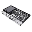 36” Smart Gas Cooktop With Ultraheat™ 22k Btu Dual Burner And Led Knobs view 4