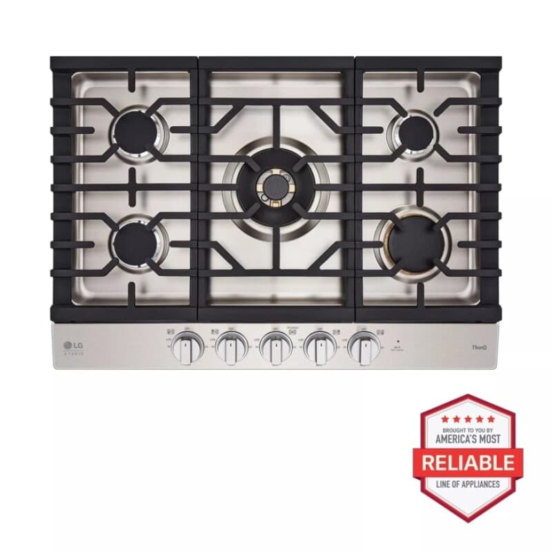 30 Inch Ultraheat™ Gas Cooktop With Easyclean®