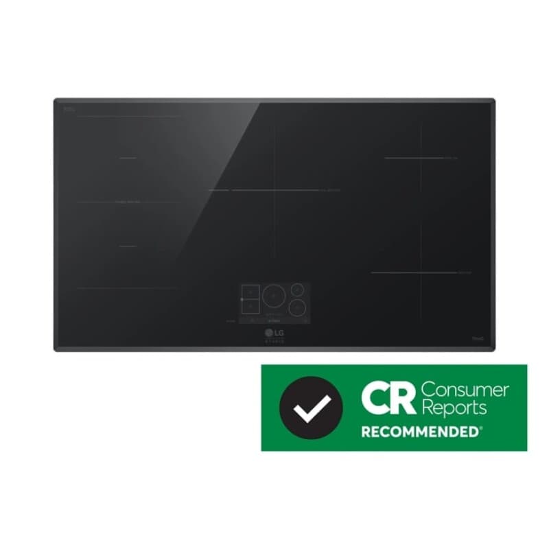 LG STUDIO 36” Induction Cooktop with 5 Burners and Flexible Cooking Zone
