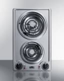 12" Wide 230V 2-Burner Coil Cooktop view 1