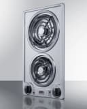 12" Wide 230V 2-Burner Coil Cooktop view 3