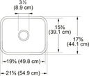 Cisterna Ceramic Sink view 2