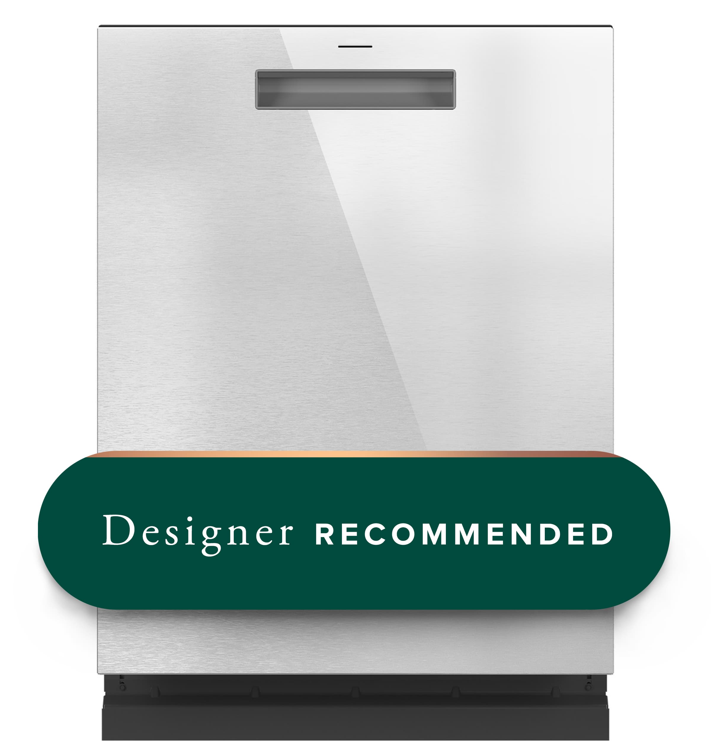 CAFÉ™ CustomFit ENERGY STAR Stainless Interior Smart Dishwasher with Ultra Wash Top Rack and LED Lights, 39 dBA in Platinum Glass