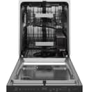 CAFÉ™ CustomFit ENERGY STAR Stainless Interior Smart Dishwasher with Ultra Wash Top Rack and LED Lights, 39 dBA in Platinum Glass view 27