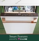 CAFÉ™ CustomFit ENERGY STAR Stainless Interior Smart Dishwasher with Ultra Wash Top Rack and LED Lights, 39 dBA in Platinum Glass view 24