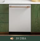 CAFÉ™ CustomFit ENERGY STAR Stainless Interior Smart Dishwasher with Ultra Wash Top Rack and LED Lights, 39 dBA in Platinum Glass view 33
