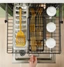 CAFÉ™ CustomFit ENERGY STAR Stainless Interior Smart Dishwasher with Ultra Wash Top Rack and LED Lights, 39 dBA in Platinum Glass view 3