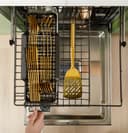 CAFÉ™ CustomFit ENERGY STAR Stainless Interior Smart Dishwasher with Ultra Wash Top Rack and LED Lights, 39 dBA in Platinum Glass view 6