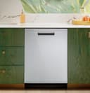 CAFÉ™ CustomFit ENERGY STAR Stainless Interior Smart Dishwasher with Ultra Wash Top Rack and LED Lights, 39 dBA in Platinum Glass view 8