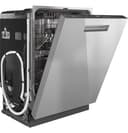CAFÉ™ CustomFit ENERGY STAR Stainless Interior Smart Dishwasher with Ultra Wash Top Rack and LED Lights, 39 dBA in Platinum Glass view 44