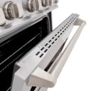 ZLINE 30 in. 4.2 cu. ft. Classic Dual Fuel Range with 4 Burner Gas Cooktop and Electric Convection Oven in Stainless Steel (CDR30) view 10