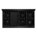ZLINE 48 in. 6.7 cu. ft. Classic Double Oven Dual Fuel Range in Black Stainless Steel with 8 Brass Burners (CDRB-BR-48) view 6