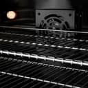 ZLINE Autograph Edition 36 in. 5.2 cu. ft. Classic Dual Fuel Range with 6 Burner Gas Cooktop and Electric Convection Oven in Black Stainless Steel with Champagne Bronze Accents (CDRBZ-36-CB) view 9