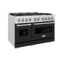 48 in. 6.7 cu. ft. Classic Double Oven Dual Fuel Range with 8 Burner Gas Cooktop view 1