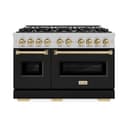 Autograph Edition 48 in. 6.7 cu. ft. Classic Double Oven Dual Fuel Range with 8 Burner Gas Cooktop view 2
