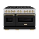 Autograph Edition 48 in. 6.7 cu. ft. Classic Double Oven Dual Fuel Range with 8 Burner Gas Cooktop view 3