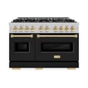 Autograph Edition 48 in. 6.7 cu. ft. Classic Double Oven Dual Fuel Range with 8 Burner Gas Cooktop view 2