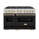 Autograph Edition 48 in. 6.7 cu. ft. Classic Double Oven Dual Fuel Range with 8 Burner Gas Cooktop view 4