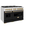 Autograph Edition 48 in. 6.7 cu. ft. Classic Double Oven Dual Fuel Range with 8 Burner Gas Cooktop view 5